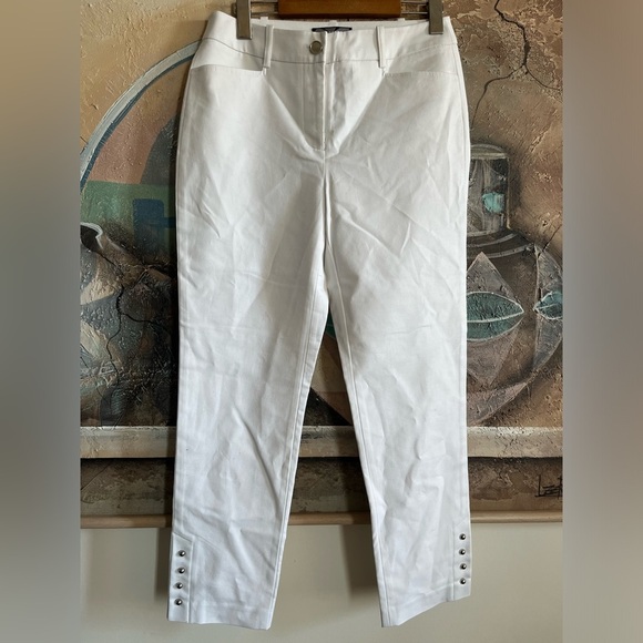 NWT Trisisto Femme (Melanie Lyne) White Trousers - Picture 1 of 8